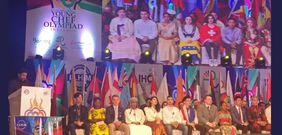 The 5th International Young Chef Olympiad kicks-off with a Grand Opening Ceremony in Delhi