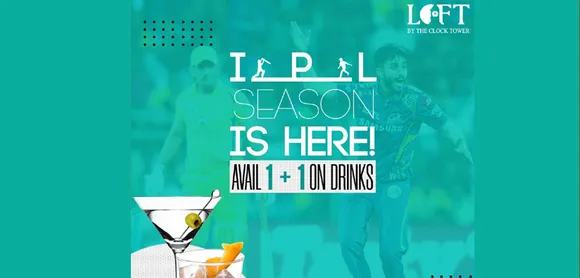 1+1 on drinks at Loft by The Clock Tower