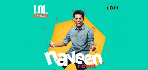 This Sunday get on a laughter roller coaster with Naveen Richard at Loft!