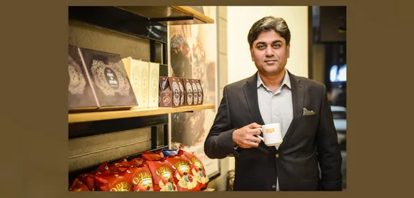 Man behind the rich aroma of Barista