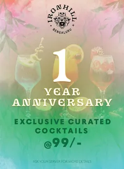 Anniversary Celebrations at Ironhill Bengaluru as it turns ONE today !