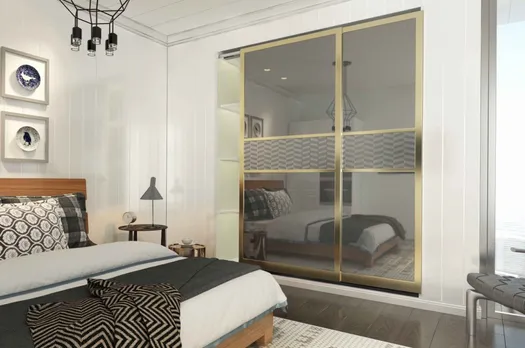 Slido F-Line42 50C Wardrobe Sliding Systems by Hafele