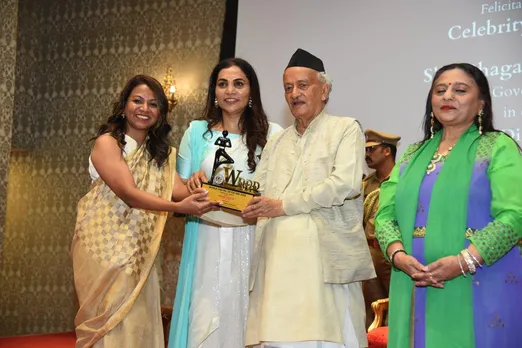 Radha Shetty awarded at the Celebrity Icon Awards