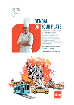 Embark on a culinary voyage as the Howrah Bridge connects the flavors of Bengal to Bengaluru