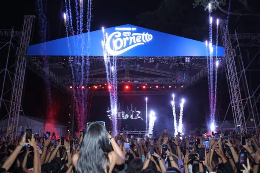 Cornetto ate and left no crumbs at the Under 25 Summit, India’s leading youth festival in Bengaluru, with a live drone show for Double Chocolate relaunch