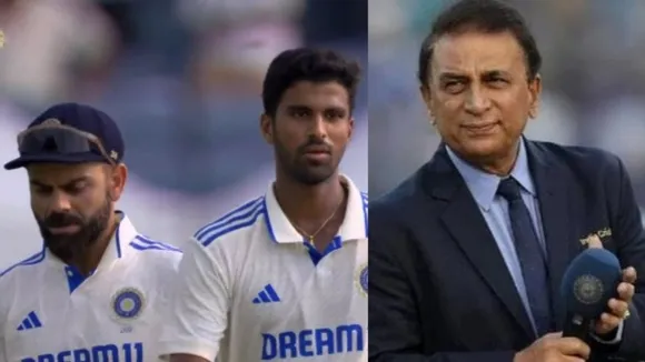 Washington Sundar, Sunil Gavaskar
