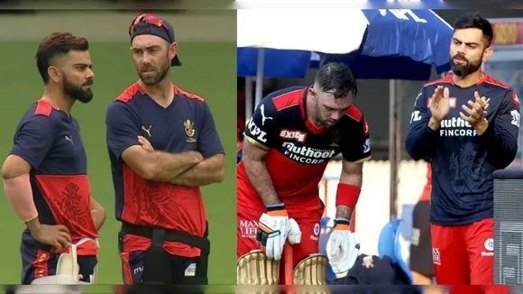 Virat Kohli blocked Glenn Maxwell