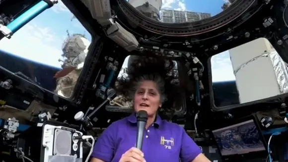 Sunita Williams celebrates Diwali in space