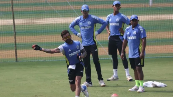 Team India practice session
