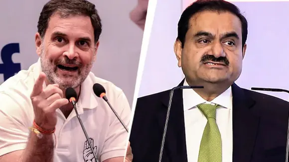 rahul on adani