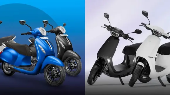 difference between ola s1 pro and bajaj chetak