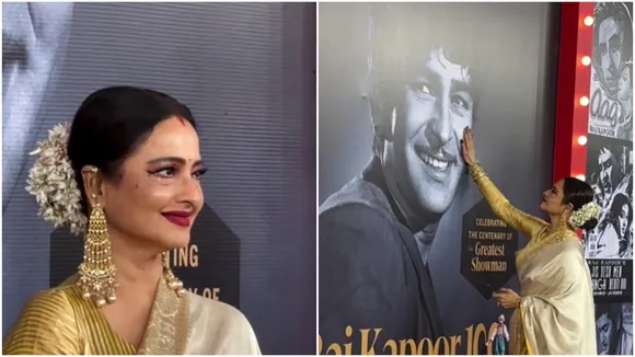 REKHA with raj kapoor