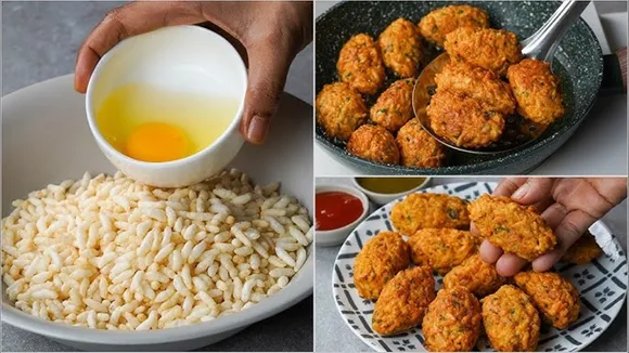 Tasty Evening Snacks: মুড়ি আর ডিম দিয়ে সহজেই বানান এই ফ্রিটার্স