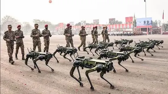 Robotic Dog In Army Day Parade
