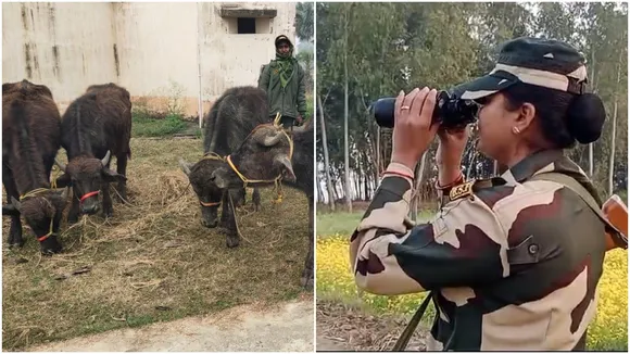 India-Bangladesh Border: বিএসএফের প্রতিরোধে চোরাকারবারীর দল সীমান্তের ওপারে পালিয়ে যায়