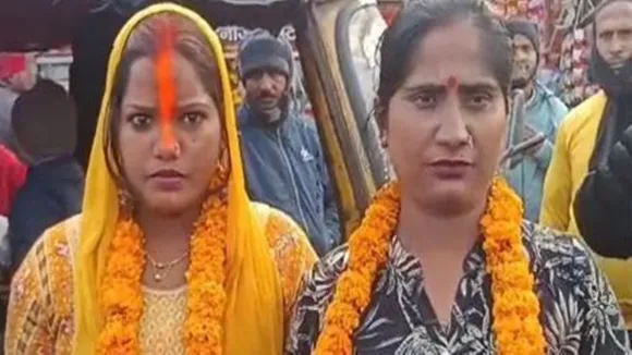 two women married at temple deoria uttar-pradesh