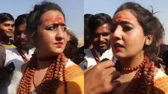 girl wants to leave her job as an air hostess and become a sadhvi