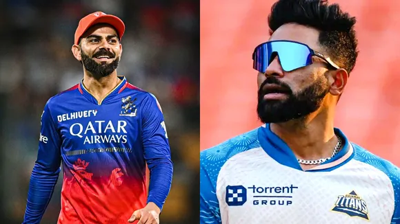 Virat Kohli and Mohammed Siraj