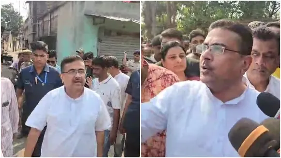 suvendu adhikari attacks police