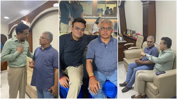 IPL 2025 Dilip ghosh meets with sourav ganguly and jay shah,আইপিএল ২০২৫ দিলীপ ঘোষের সঙ্গে সাক্ষাৎ সৌরভ গঙ্গোপাধ্যায় জয় শাহের