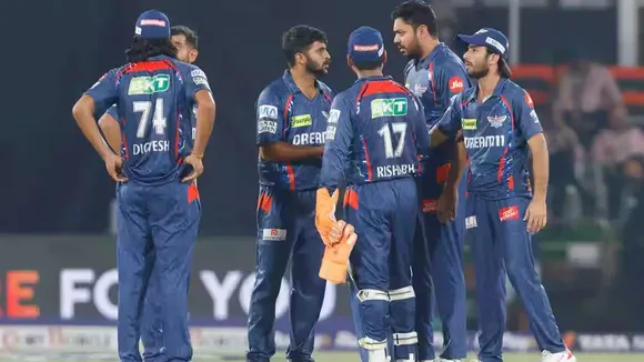 IPL LSG: বৃহস্পতিবার হায়দরাবাদ-লখনউ ম্যাচের একটি দৃশ্য