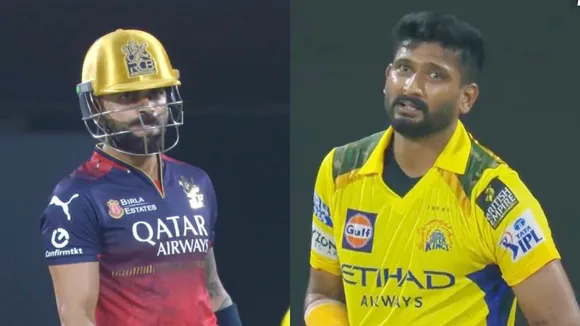Virat Kohli and Khaleel Ahmed