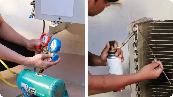 Air Conditioner Gas Leak..