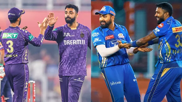 KKR vs MI Record
