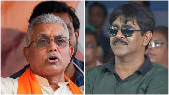 bjp leader Dilip Ghosh attacks tmc mla Saokat Molla