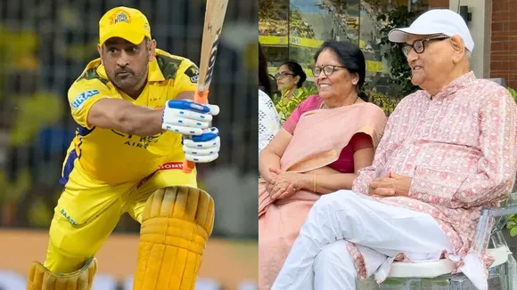 MS Dhoni Parents