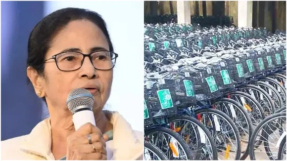 School authorities accused of demanding money for bicycle distribution under Saboojsathi.সবুজসাথী, মমতা বন্দ্যোপাধ্যায়