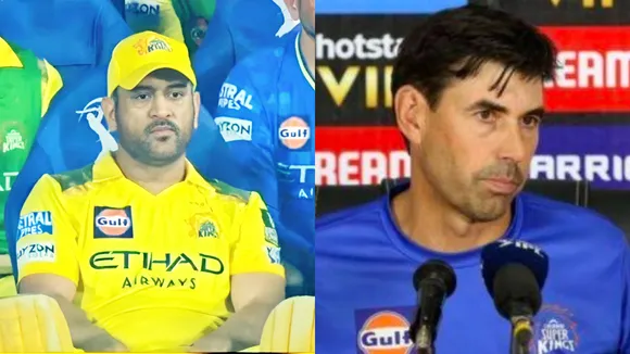 MS Dhoni and Stephen Fleming