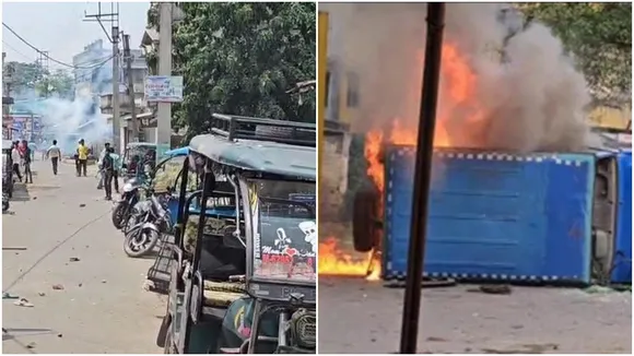 Protests in various districts of bengal against the Waqf Act 2025,ওয়াকফ আইনের প্রতিবাদে বিক্ষোভ