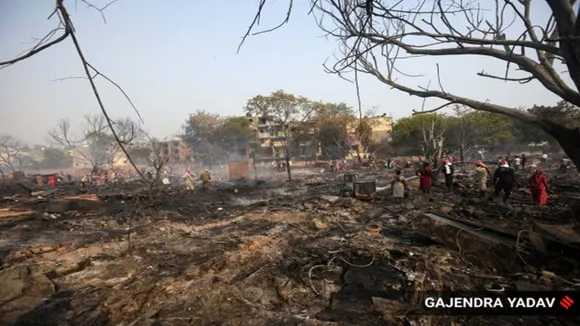 2 Children Dead In Fire At Delhi's Rohini