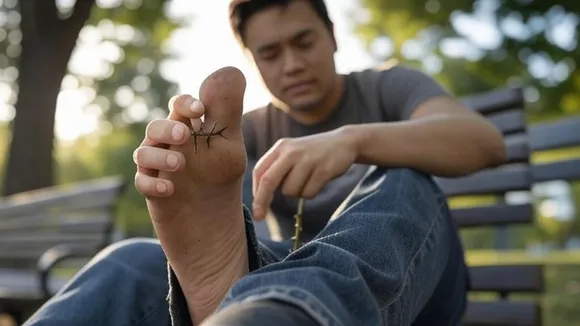 Remove a Thorn from Foot: কাঁটা ফুটলে মানুষ চরম বিপাকে পড়েন।