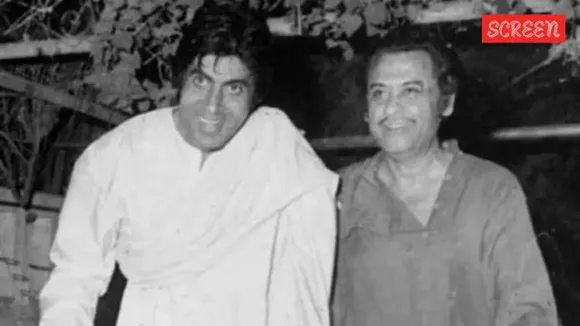 Amitabh Bachchan folded hand in front of Kishore kumar while doing films 
