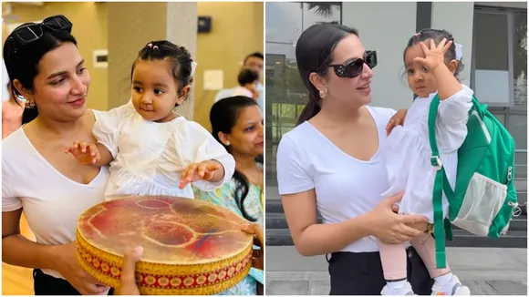 Subhashree Ganguly daughter yaalini first day school Tollywood News