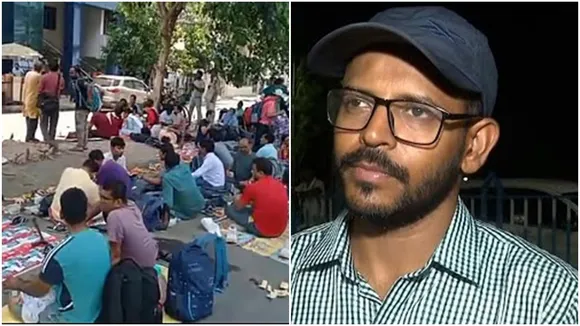 teacher-protest-bikash-bhavan-police-notice-bidhannagar-may21