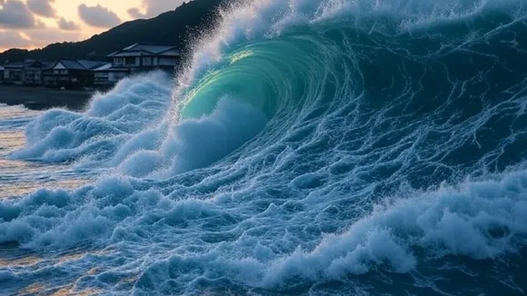 Tsunami Warning – July 2025: জাপানের উপকূলে বিশাল সুনামির ঢেউ। 