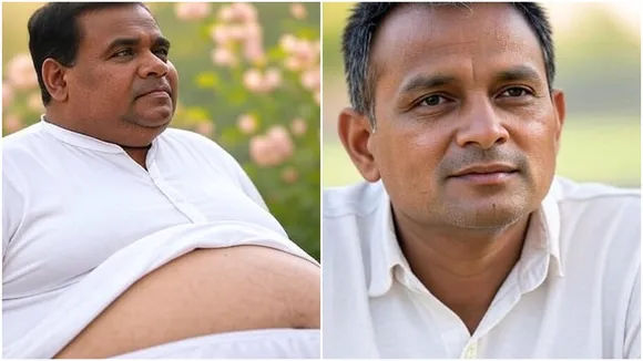 Before-after belly fat image: ৪ সপ্তাহে পেটের মেদ কমাতে হোম ওয়ার্কআউট ও ডায়েট প্ল্যান। 