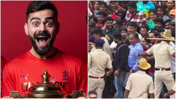 RCB Victory Celebration: বাইরে মানুষ মরছে, স্টেডিয়ামে বিজয়োৎসব জারি রেখেছিলেন কোহলিরা