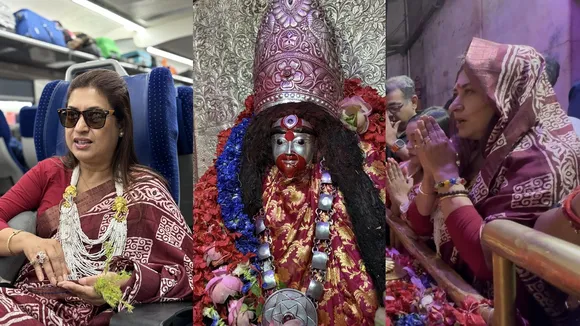তারাপীঠে পুজো দিলেন শতাব্দী রায়