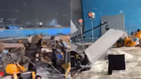 South Industry actor ram charan Films the India house floor busted tank Many more injured