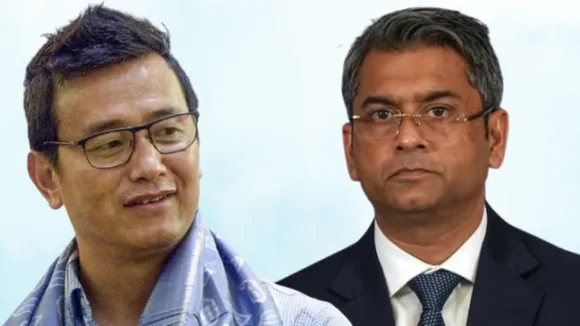 Bhaichung Bhutia and Kalyan Chaubey