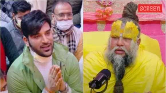 tv actor paras chabra visits Vrindavan premanandji maharaj Bollywood news 