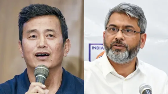 Bhaichung Bhutia and Kalyan Chaubey (1)