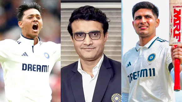 Sourav Ganguly lauds Yashasvi Jaiswal and Shubman Gill