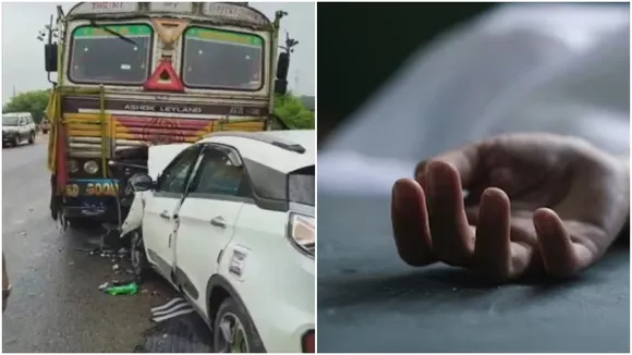 "Nayagarh road accident,Raj Kishore Sahu and Minakshi Sahu,National Highway 57 accident,Nuapada tragedy,Gania Nayagarh mourning"