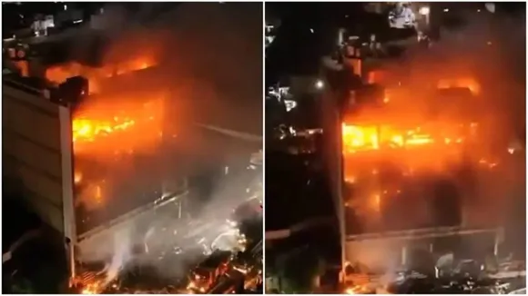 Iraq Shopping Mall Fire Video, 50 Killed,Breaks Out,Huge Fire,Iraq,many injured,SHOPPING MALL,