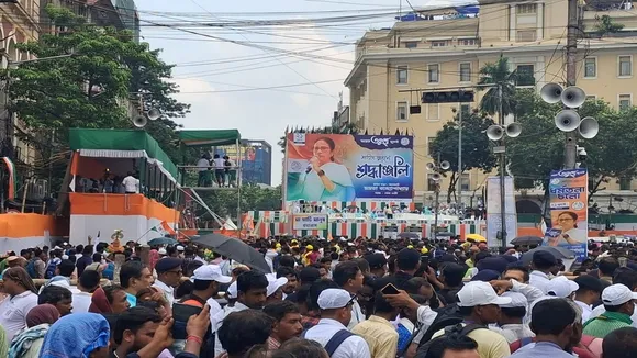 TMC Shaheed Dibas, Kolkata Live new, TMC Martyr, TMC Martyr day rally, Trinamool congress, all india Trinamool congress, TMC, mamata Banerjee, school holiday,তৃণমূলের শহিদ সভা,কলকাতা ২১ জুলাই তৃণমূল শহিদ সভা,একুশে জুলাই, তৃণমূল ২১ জুলাই সমাবেশ,ধর্মতলায় একুশের জুলাইয়ের সমাবেশ,মমতা ব্যানার্জি